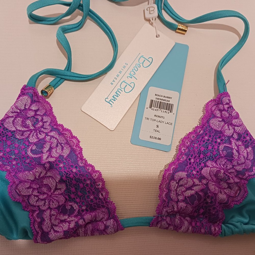 Beach Bunny Lace Bikini Top only size small
